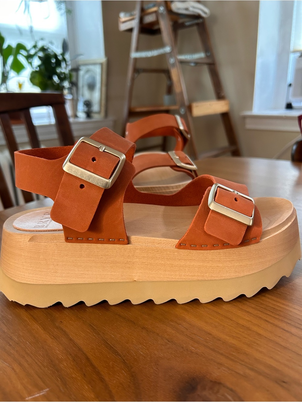 Bryr Clogs Brand New Women's Platform - Paprika